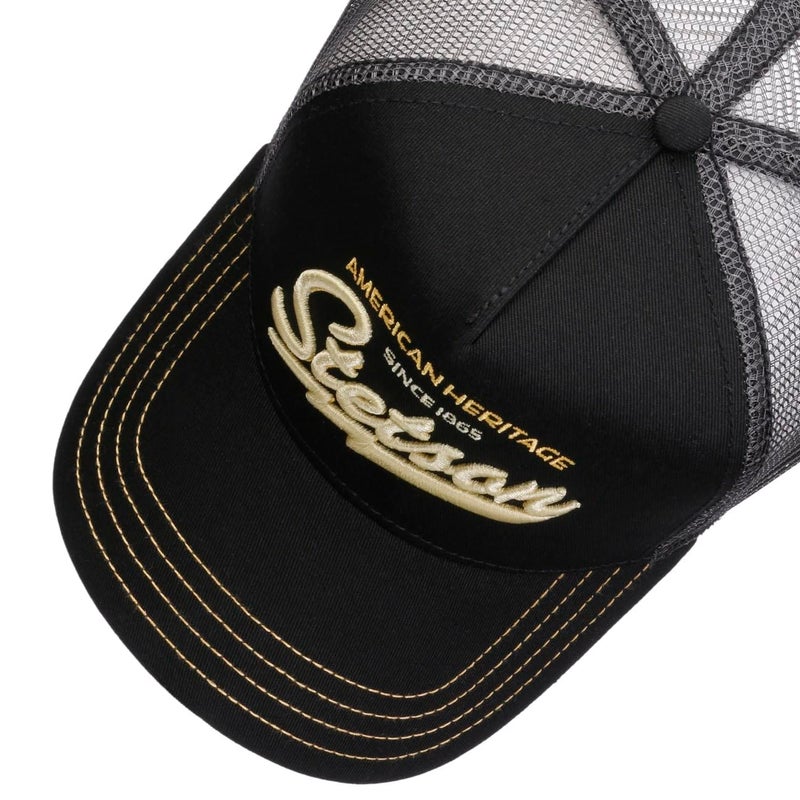 Stetson قبعة شاحنة ستتسون منذ 1865 للرجال باللون الأسود مقاس واحد - Image 3